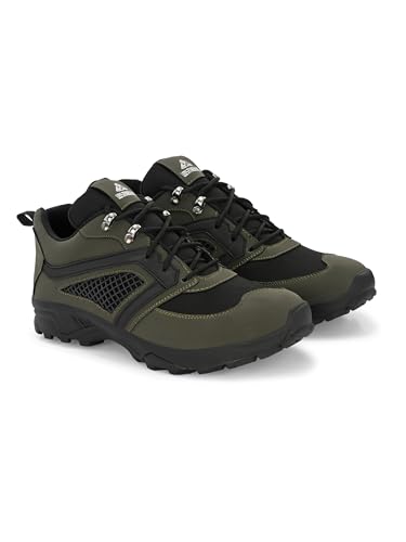 Image of Leo Fitness Outdoor Trekking & Hiking Shoes for Men Waterproof for All-Terrain Grip with Soft Rubber Outsole