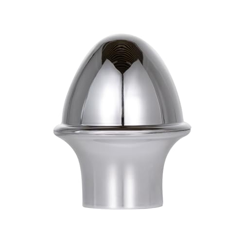 JRED Acorn End Cap Silver, Plastic Flag Pole Topper for 1 Inch Porch Flagpole