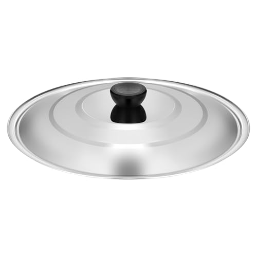 Tapa universal para tortilla de acero inoxidable 2026 para una cocción precisa en calidad profesional (plata, 30 cm)