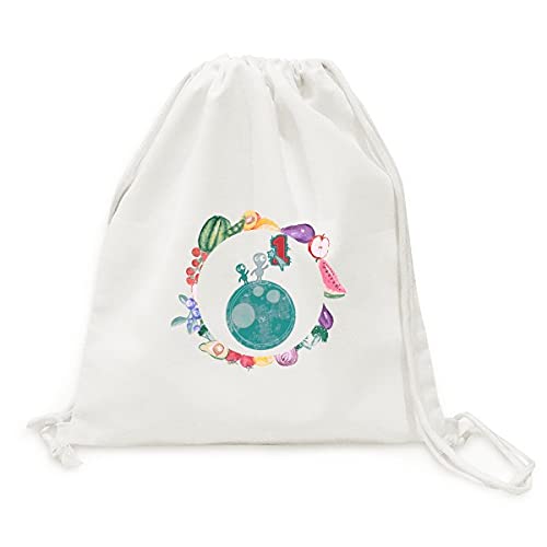 Sac en tissu pliable univers et monstre alien terre pour courses