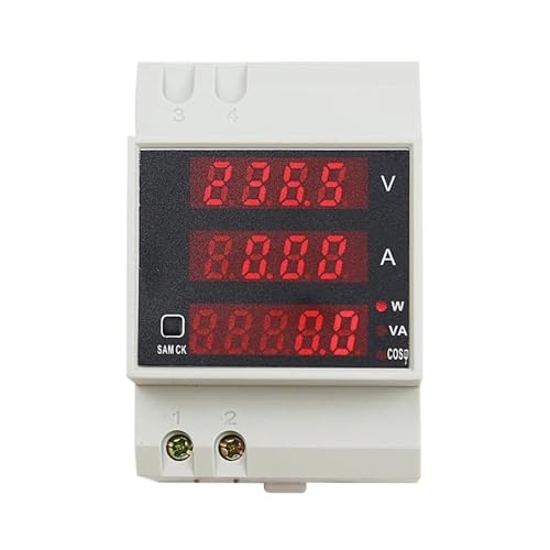 Ampèremètre voltmètre rail Din D52-2048 pour tableau électrique