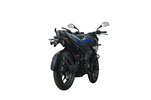 Image of Bajaj Pulsar Ns 200 Ug Motorcycle /Motorbike - Pewter Grey - Blue - Ex-Showroom