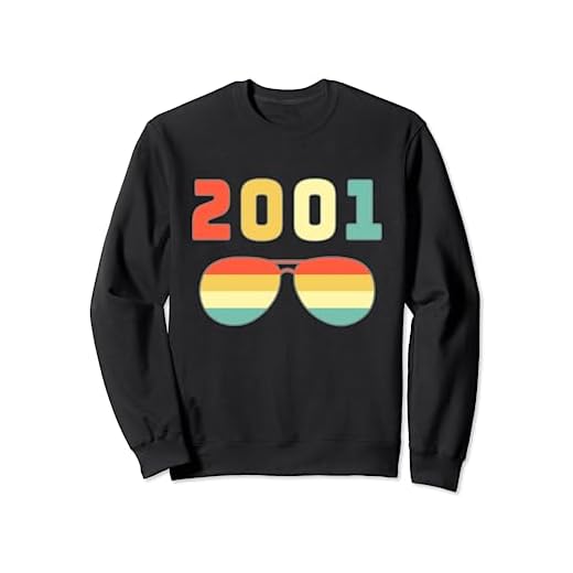 Camisetas vintage 2001 para mujer retro divertidas cumpleaños 2001 Sudadera