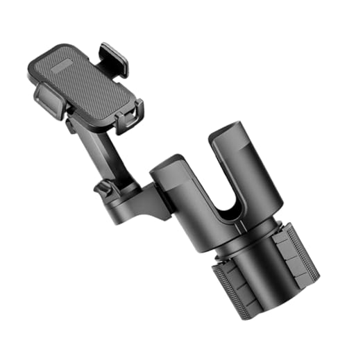 EXAOMBLE Supporto Telefonico Auto con Adattatore Portabicchiere e Compatto per e Organizzazione Veicolo
