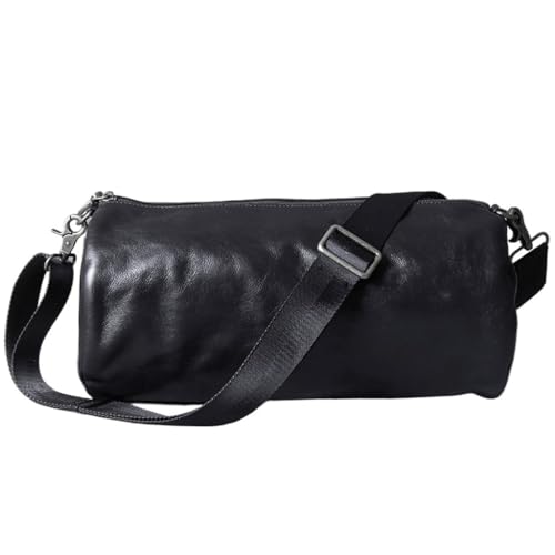 Sac de baril rétro pour homme : grand sac à bandoulière et sac à dos vintage en toile