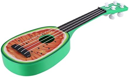 Home 159 MILISTEN Kids Musical Toys Watermelon Shape Ukulele Mini Musical Guitar Instrument Toy Childrens Educational Game Toys – Size L (Watermelon Red) Kids Guitar