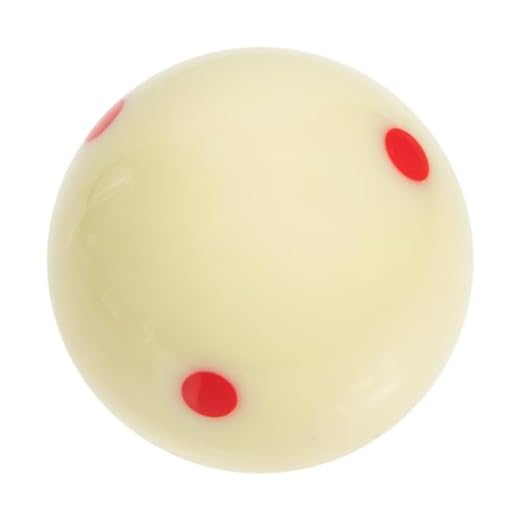 NOLITOY Bola Branca De Bilhar Bolas De Bilhar Sugestão Personalizada Trasfega Mesa De Bilhar Sugestão De Seis Pontos Bola Branca De Ponto Vermelho Q Força Magnética Customizar Resina