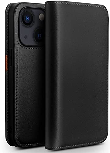 Étui de téléphone portefeuille pour iPhone 14, coque antichoc intégrée et pratique