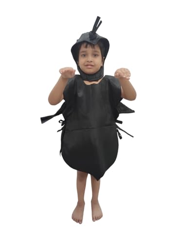 Image of BookMyCostume Mosquito & Fly Insect Dengue Malayria Kids Fancy Dress Costume 5-6 years