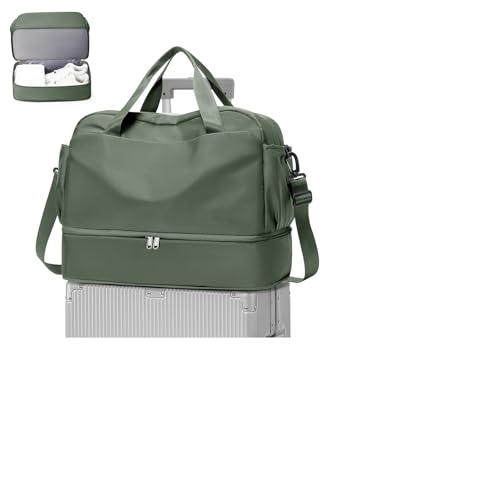 WEPLAN Handgepäck Tasche 45x36x20 Easyjet für Flugzeug Reisetasche Damen Handgepäck Ryanair 40x20x25 Tasche Weekender Bag Travel Bag Sporttasche mit Schuhfach Kliniktasche Schwimmtasche