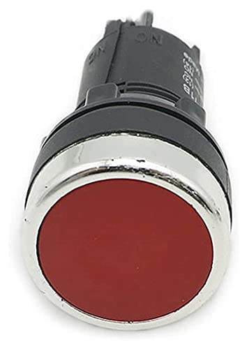 Commutateur bouton-poussoir électrique 22mm 1NO 1NC 3 broches
