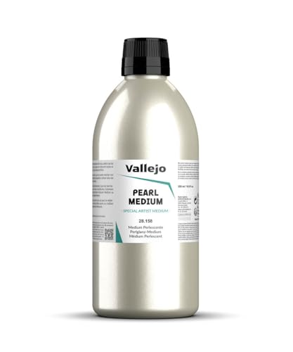 Vallejo : Acrylic Pearlescent Iridescent Medium : 500ml