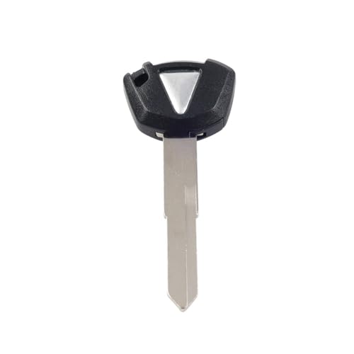 Cnswee6 Black Motorcycle Blank Key Uncut Blade Motorcycle Blank Key Replacement for Kawasaki ZX-10R Z1000 ER6N 2011-2012