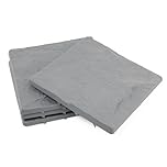DIVCHI Garden Stepping Stones Stomp Garden Tiles Stepping Plastic Hard Wearing Durable (Pack Of 4)