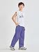 Haloumoning Boys Parachute Pants Kids Baggy Wide Leg Elastic Waist Track Pants Athletic Joggers with Pockets 5-14Y Royal Blue