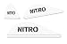 Pine Ridge Archery Nitro Vane 2.0 Archery Fletch, White, 100-Pack