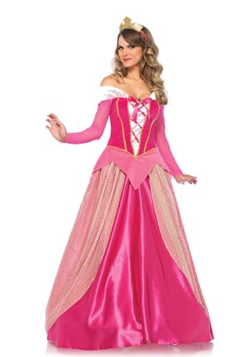 Leg Avenue Womens Classic Sleeping Beauty Princess Aurora Costume SMALL Pink