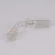 StonyLab Glass Vakuum Take Off Abnehm Adapter, 105° Gebogen, Kurzer Schaft mit 24/40 Gelenken