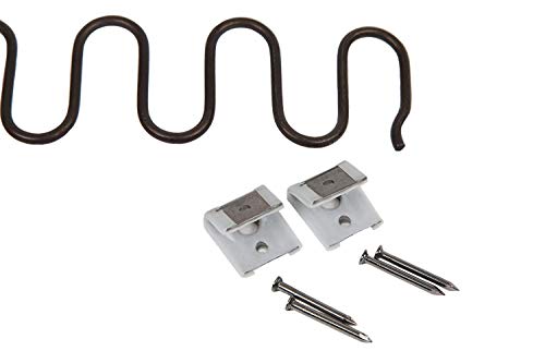 Molle a zig-zag per sedie, 71,1 cm + clip + chiodi...