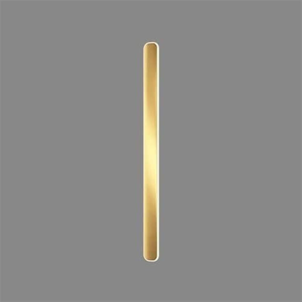 JYBNBBE Gold Linear Flush Mount Ceiling Light, Black LED Wall Sconce, Indoor Dimming LED Hallway Light, White Long Bar Linear Ceiling Lamp, Pendant Light,Gold-40cm