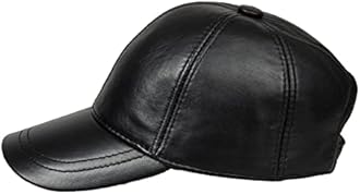 Genuine Leather Unisex Baseball Cap