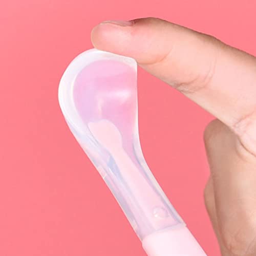 Alimentador de Alimentos Com Colher de Frutas Do Bebê: 2 Pcs Duplamente Cabeça Silicone Alimentando
