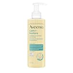 Aveeno Calm + Restore Foaming Cleanser for Sensitive Skin, Daily Face Wash Gently Removes Makeup & Cleanses Skin with Soothing Oat, Feverfew & Hyaluronic Acid, Fragrance-Free, 232 mL