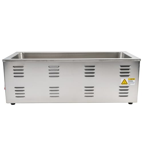 Winco Electric Portable Food Pan Warmer, 1500 W, 120V, 4/3 Size