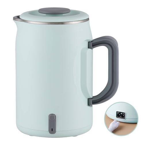 Elektrische Reise Wasserkocher 0,6L, Klappbarer Griff, 400W...