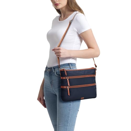 Image of The Sak Esperato Crossbody Purse - Eco Twill Cross Body Handbag For Everyday & Travel - Zipper Closure & Adjustable Strap