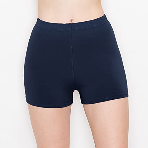 Image of ALWAYS Faux Leather Shorts - High Waist Active Stretch Yoga Short Pants for Women