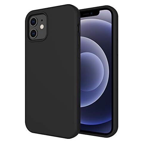 PINGTEKOR Liquid Silicone Case Compatible with iPhone 12,iPhone 12 Pro 6.1 inch(2020 Release),-Retail Packaging- Gel Rubber Full Body Protection Shockproof Cover Case Drop Protection Case Cover
