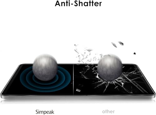 Simpeak 2-Stück Schutzglas Kompatibel für Lenovo Idea Tab Plus 12.1\, 9H Hartglas Temperat Glas Screen Protektor Schutzfolie, Displayschutz Schutzglas Folie [Kratzfest] [Bläschenfrei]