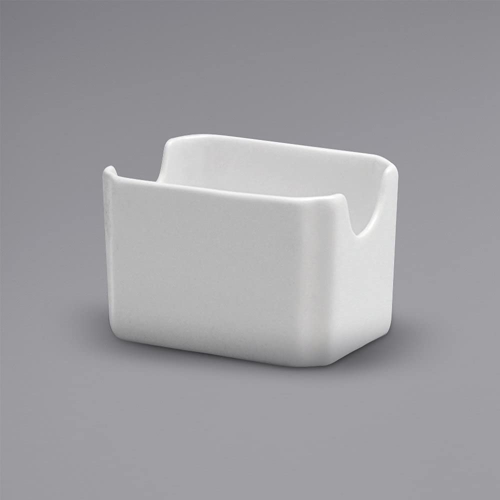 Buffalo F8010000906 3.25 x 2.625 in. Bright White Ware Porcelain Sugar Packet Holder