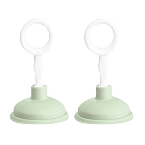 iplusmile ラバーカップ 疏通ツール 下水道浚渫船 ミニ 清掃用品 排水溝 排水口 強力 お風呂 キッチン グリーン 2個入