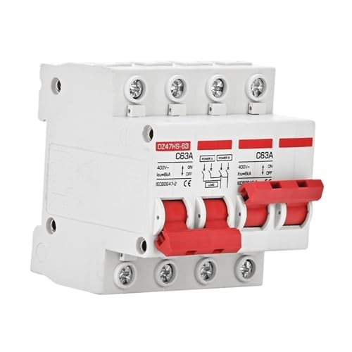 Interrupteur double alimentation 100A à basculement rapide pour sécuriser le réseau 220V