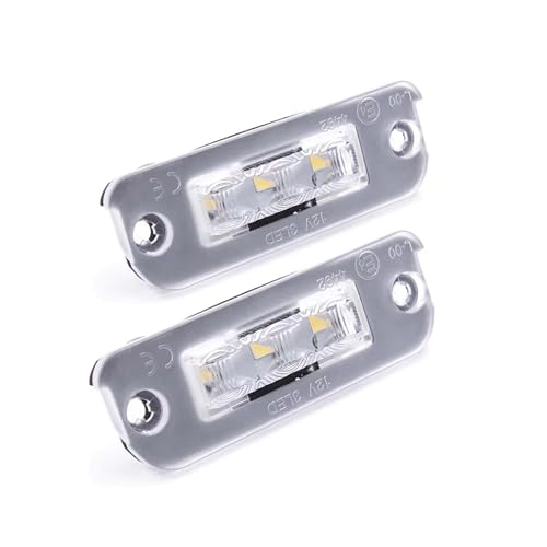 Luz LED matrícula blanca trasera para Benz Clase GL X164 viajes nocturnos seguros en coche