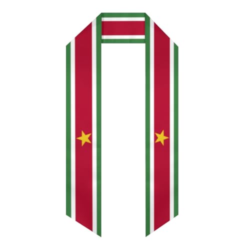 Suriname flag Graduation stole sash flag graduation sash for International Student flag scarf