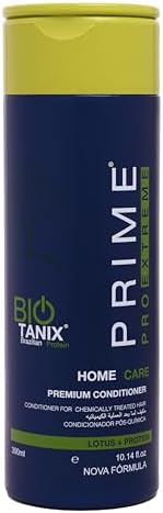 PRIME PRO EXTREME BIO TANIX Brazilian Protein Home Care Premium Shampoo For Chemically Treated Hair Lotus + Protein Hair Shampoo For Women/Men (Conditioner)