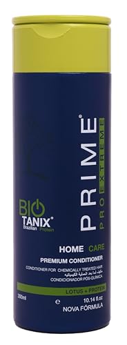PRIME PRO EXTREME BIO TANIX Brazilian Protein Home Care Premium Conditioner For Chemically Treated Hair Lotus + Protein Hair Conditioner For Women/Men