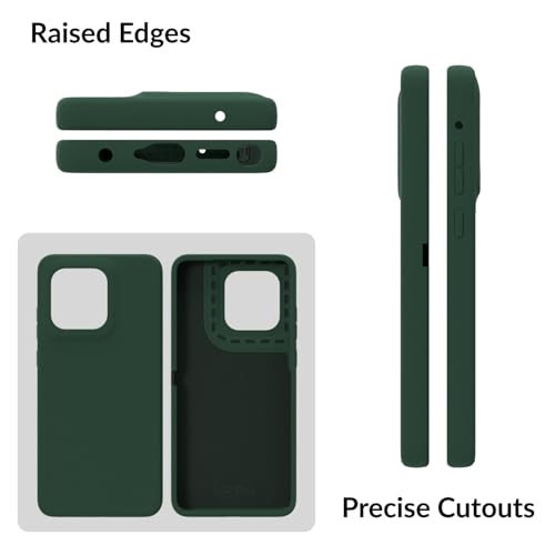 Image of SPRIG Compatible with Moto Edge 60 Stylus Premium SilkTone Back Cover Drop Tested Shock Proof Mobile Case for Men, Women, Boys and Girls with Camera Protection (Dark Green)