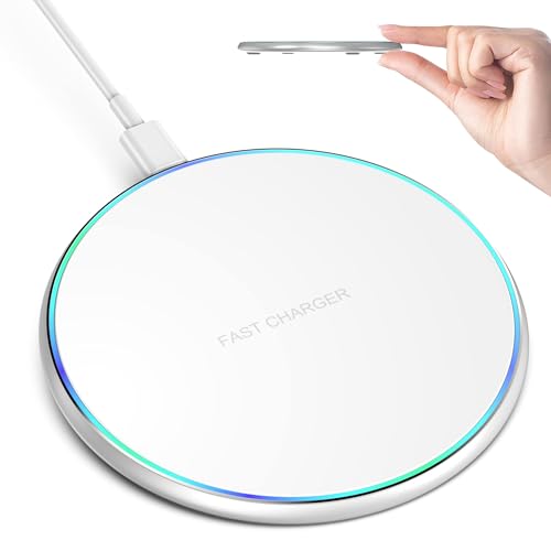 Wireless Charger Compatible with iPhone 17 16 15 14 13 12 11 Pro Max/Mini/Plus/XR/X/8, 15W Max Fast...