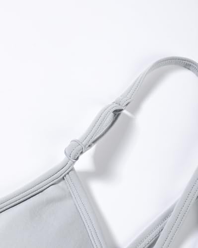 Image of AUROLA Mercury Workout Sports Bras Women Athletic Removable Padded Backless Strapy Minimal Crop Top