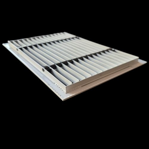 Image of Premium Central air Conditioning Grille- Linear Bar Grilles - Aluminium Powder Coated Grill, Ventilation Grill, Home Grill, ac Jali, Grill for Wall, Sidewall and Ceiling (12 inch * 8 inch)