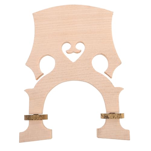 Totority Adjustable European Cello Bridge Low Tall Maple Wood Student-friendly Versatile