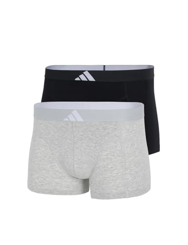 adidas Herren Unterwäsche Boxershorts 2er Pack - Trunk (2PK) - Active Flex Cotton Body