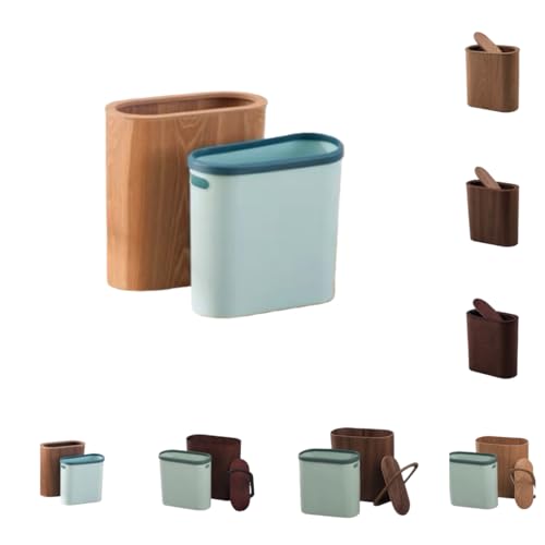 LightRise�X�C���O�W�t���ؐ��S�~�� 4L��e�� ���R�ؖڒ��o�X�P�b�g�f�U�C�� ���r���O �o�X���[�� �g�C�����p ���S���\�� (�v���X�`�b�N���̃C���i�[�o�P�c�t���A�b�V���E�b�h�L���b�v,33×15×34cm)