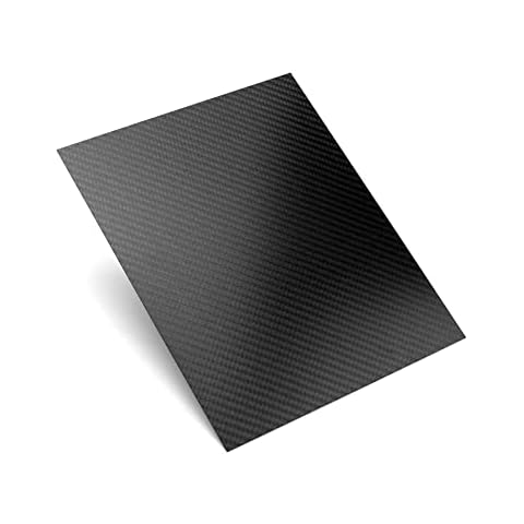 Lámina de fibra de carbono QWORK 3K 200x250x1mm Cover