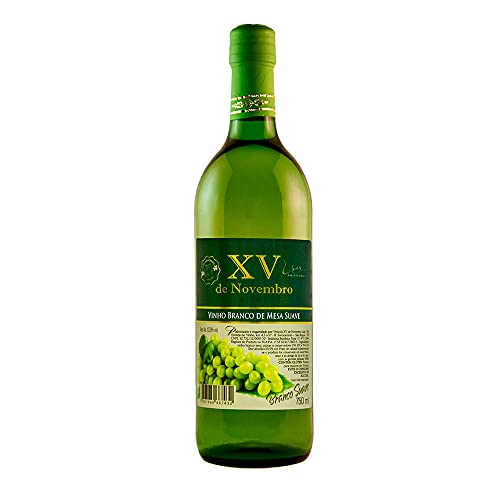 Vinho Nacional XV de Novembro Branco de Mesa Suave 750 ml