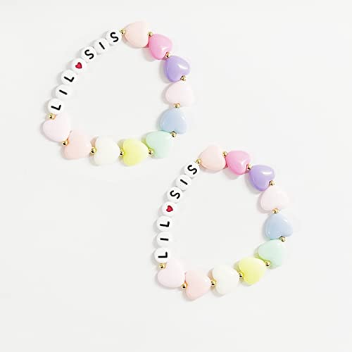 Image of Big Sister Gift - Big Sis Bracelet - Toddler Girls Jewelry - Sister Announcement